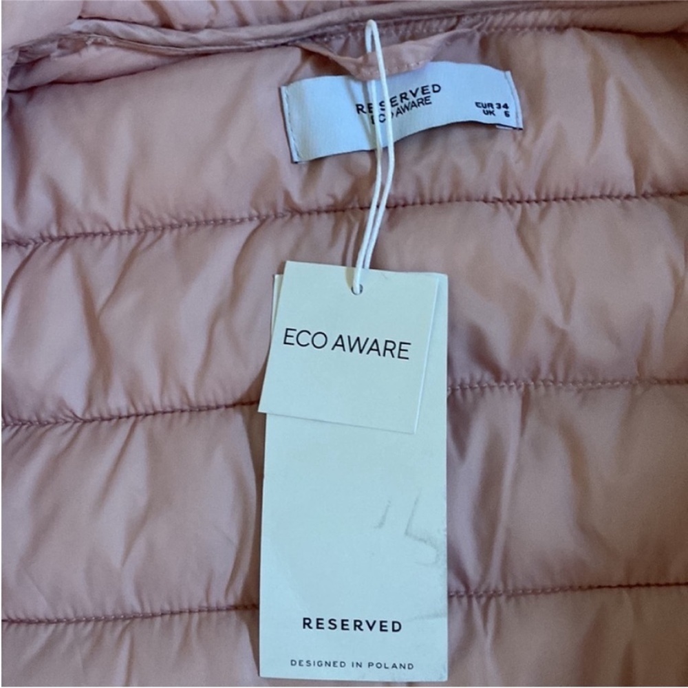 Reserved Women’s Winter Puff jacket pink new  size XS (UK6) - Picture 8 of 15